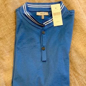 Lanvin Blue Polo t-shirt NEW with tags